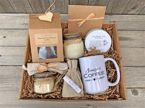 Coffee Gift Basket Coffee Spa Gift Set Teacher Appreciation Gift