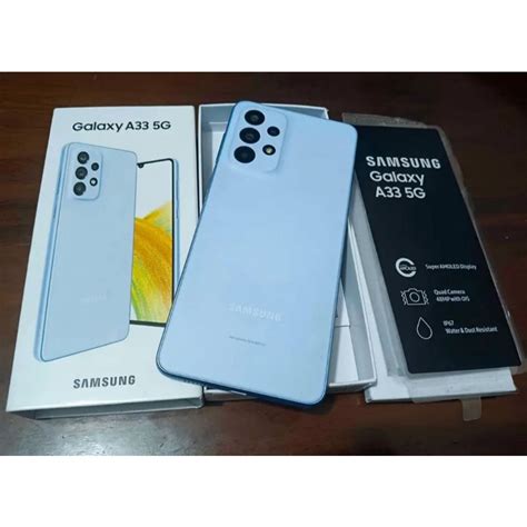 Jual SAMSUNG A33 5G RAM 8 ROM 256 SECOND FULLSET ORIGINAL Shopee