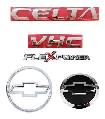 Kit Emblemas Celta Vhc Flex 2003 A 2006 Modelo Original