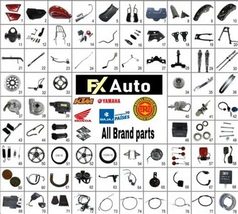 Bike Spare Parts Names