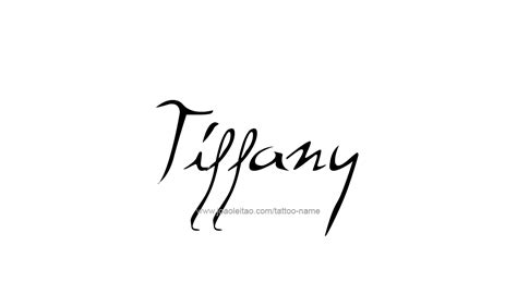 Tiffany Name Tattoo Designs