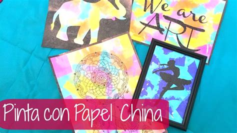 Facil Dibujos Para Rellenar Con Papel China Tecnicas De Dibujo