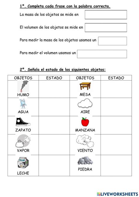 Actividad Interactiva De La Materia Para Tercero Primaria Y Cuarto