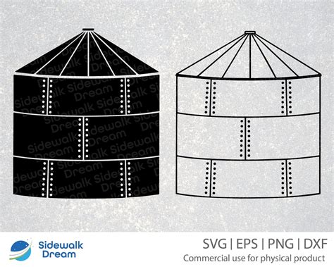 Silo svg – Grain Bin svg – Farm Grain Bin svg – Farm Silo svg – Grain ...