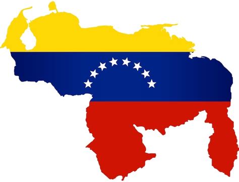 Premium Vector Vector Gratuito De Mapa De Venezuela Con Bandera