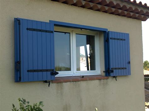 Volets Battants Aluminium Sur Mesure Bleus