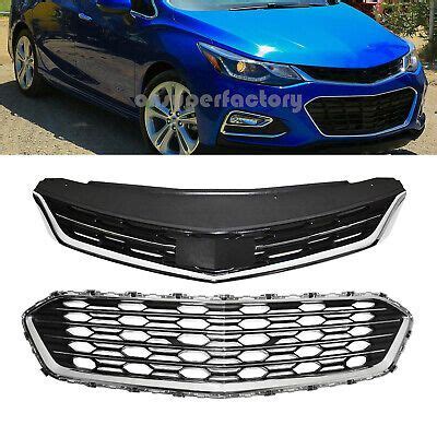 Front Bumper Upper Grille Middle Lower Grill For Chevrolet Cruze