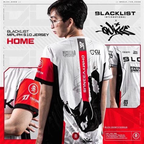 International FULL PRINTING BLACKLIST JERSEY S10 Lazada PH