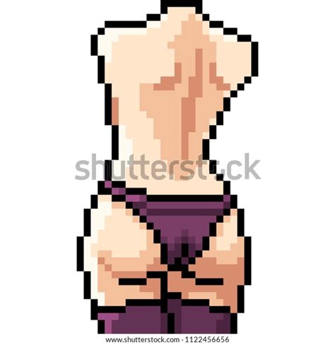 Vector Pixel Art Woman Panty Isolated Stock Vector Royalty Free 1122456656 Shutterstock