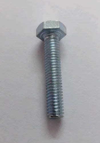 M Mm Mm Mild Steel Hex Bolt Hot Dip Galvanized Hdg At Rs