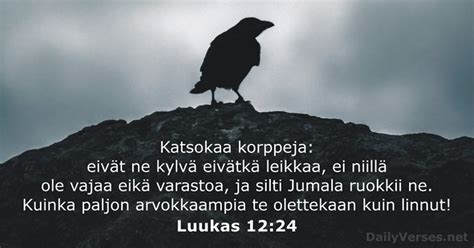 5 marraskuuta 2020 Päivän Raamatun jae Luukas 12 24 DailyVerses net