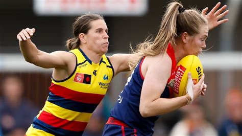 Crows Beat Demons By 10 Points To Go Outright Top In Aflw As Magpies Stun Lions Abc News