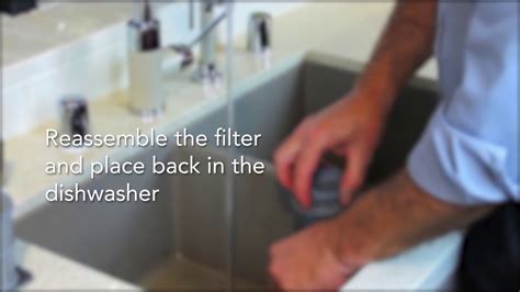 Cleaning Your Dishwasher Filter YouTube