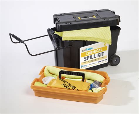 Spilkleen Chemical Trolley Spill Kit 70 Litre Sk 141 301 Fosse Liquitrol