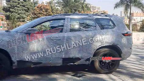 2024 Tata Safari Facelift Spied With Harrier Electric Design - New Alloys