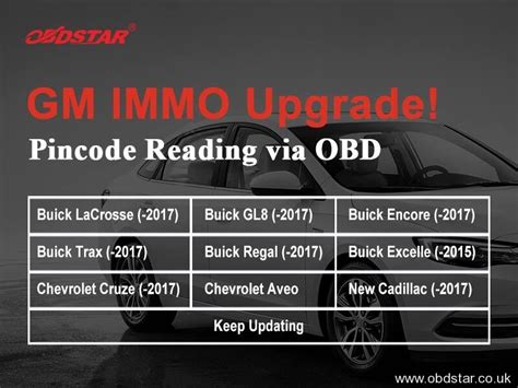 Obdstar X Dp And X Pro Update Gm Immo On April Th Obdstar Co