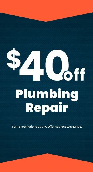 40 Off Plumbing Repair Coupon Bears Home Solutions