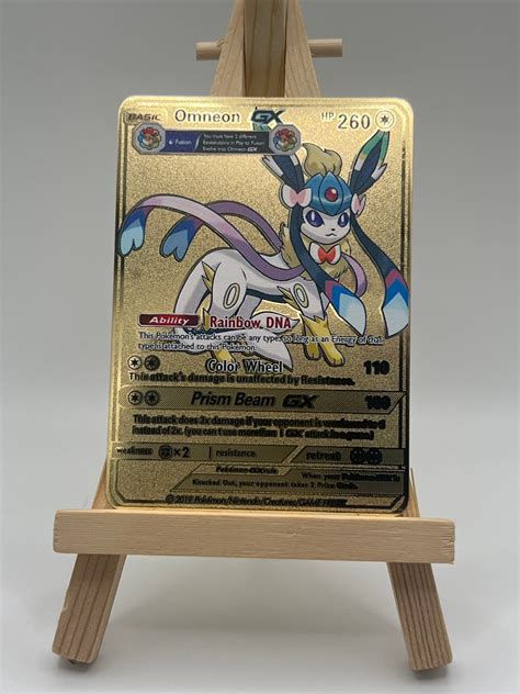 Omneon GX Pokemon Custom Metal Card Etsy