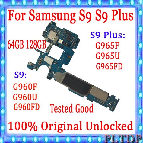 Placa Base Para Samsung Galaxy S9 Plus G965f G965fd G965u G960f G960fd G960u Instalación