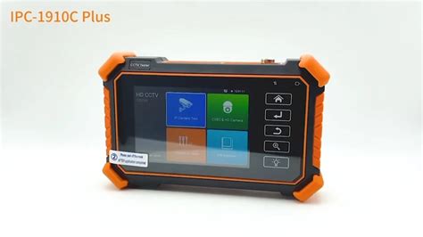 Ipc C Plus K Cctv Tester With Cable Tracer Mp Coax Ahd Cvi Tvi