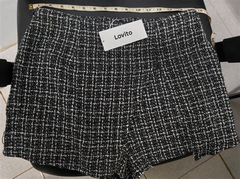 Lovito Tweed Skort Women S Fashion Bottoms Skirts On Carousell