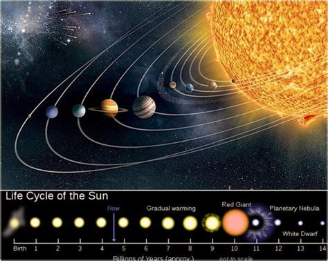 Life Cycle Of The Sun Diagram