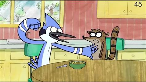 Mordecai Punches Rigby Youtube