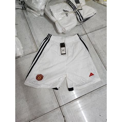 Jual Celana Bola Mu Home White Grade Ori Import Shopee