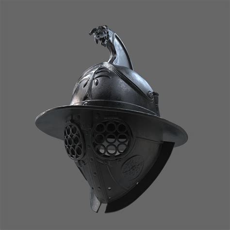 Gladiator helmet - Thraex 3D model | CGTrader