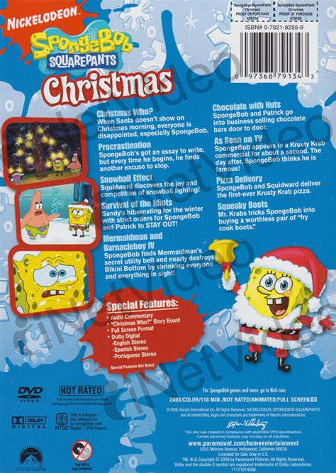 Spongebob Squarepants Christmas Dvd