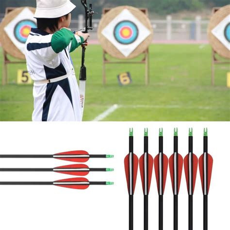 Pcs Spine Carbon Arrow Archery For Compound Recurve Bow Hunting