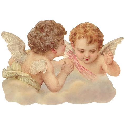 Large Scrap With Two Cherubs Germany New For 2014 Victorian