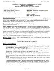 Syllabus Pdf Course Syllabus Psych 251 Fiani Spring 2018 Psychology