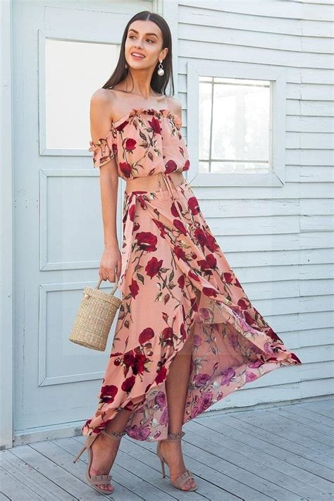 Robe Longue Floral Boheme Mode Bohème Pas Cher
