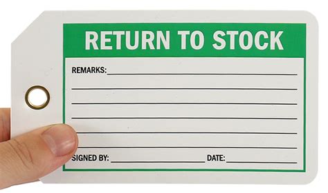 return  stock production control tag plastic tags sku tg