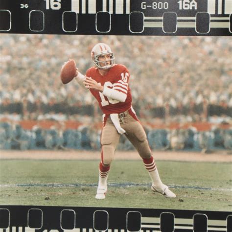 Joe Montana Signed San Francisco 49ers Poster Ebth