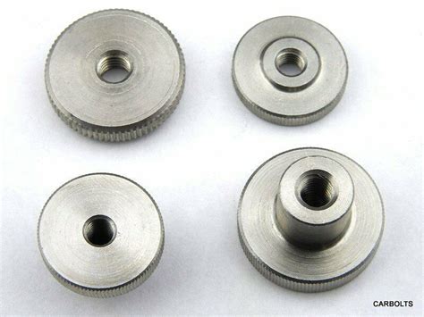 Knurled Thumb Nut Stainless Steel Hand Grip Knobs M3 M4 M5 M6 M8 M10