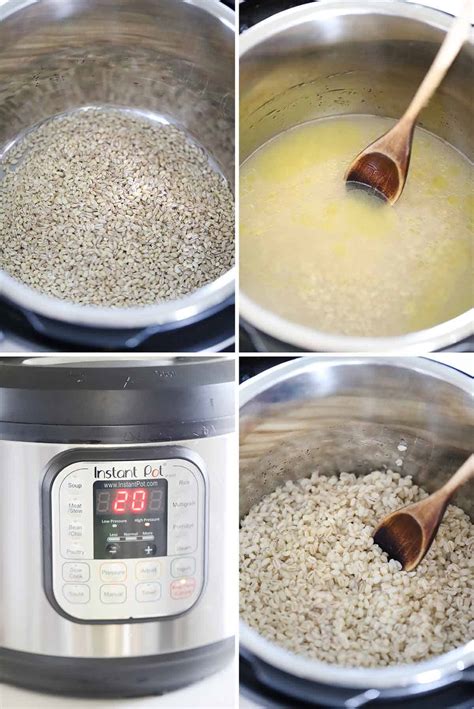 How to Cook Barley in an Instant Pot (pearl or hulled) - Bowl of Delicious