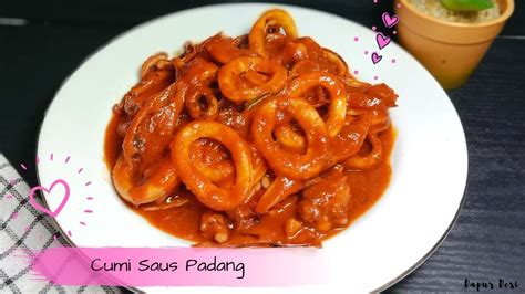 Resep Cumi Saus Padang Mudah Dan Enak Youtube