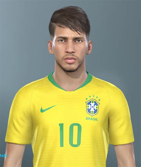 PES 2019 Faces Lucas Paquetá by Makidan14 SoccerFandom Free PES