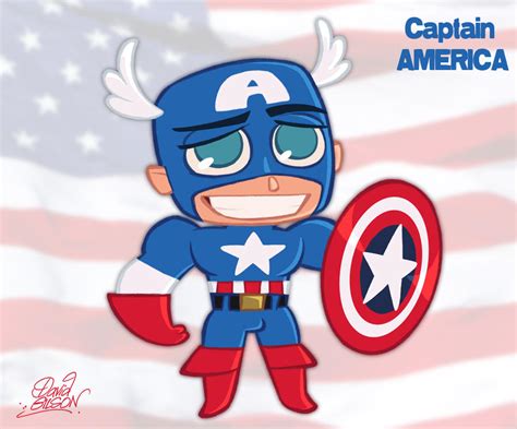 Chibi Captain America By Princekido On Deviantart