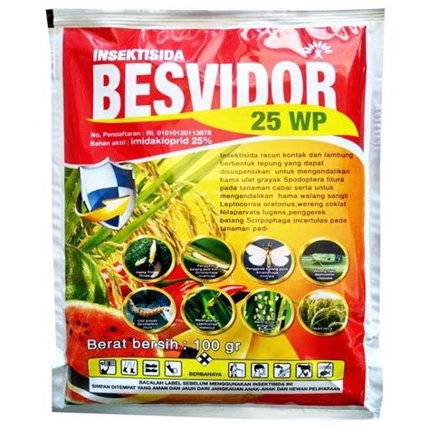 Jual Besvidor Wp Gr Insektisida Hama Ulat Penggerek Batang Kutu