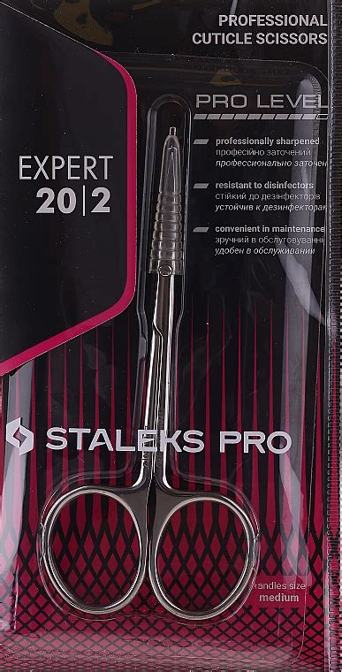 Staleks Pro Expert Ciseaux à cuticules professionnels SE 20 2