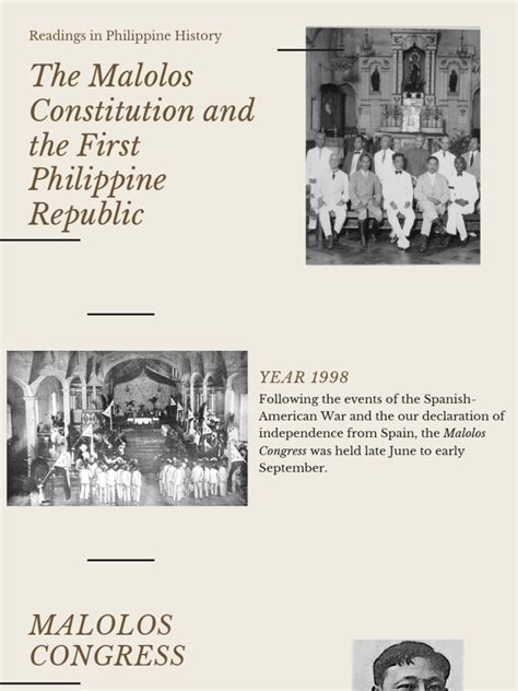 The Malolos Constitution and The First Philippine Republic | PDF ...