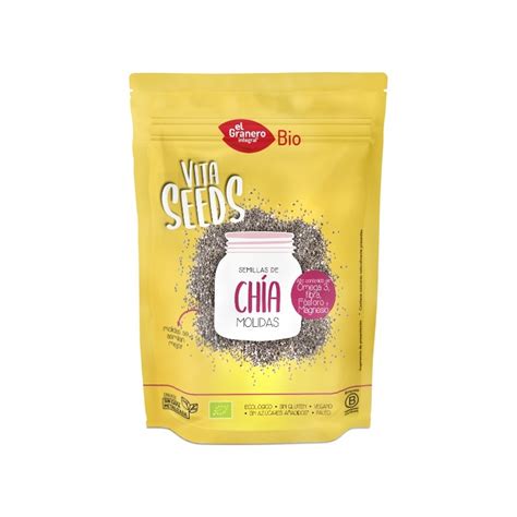 Comprar El Granero Integral Vitaseeds Semillas De Chia Molidas Bio G