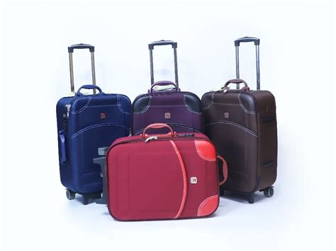 Red Blue Zen 2 Wheel Trolley Bag Travel Trolley Bag Strolley ट्रॉली