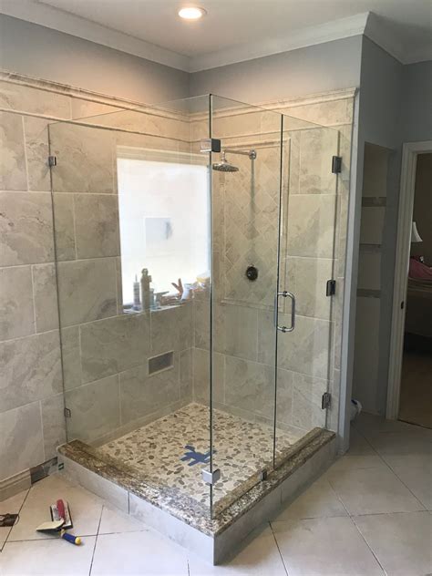 90 Degree Frameless Showers Glass Shower Doors