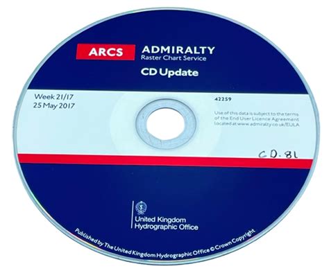 Admiralty Arcs Cd Update Raster Chart Digital Official Maritime