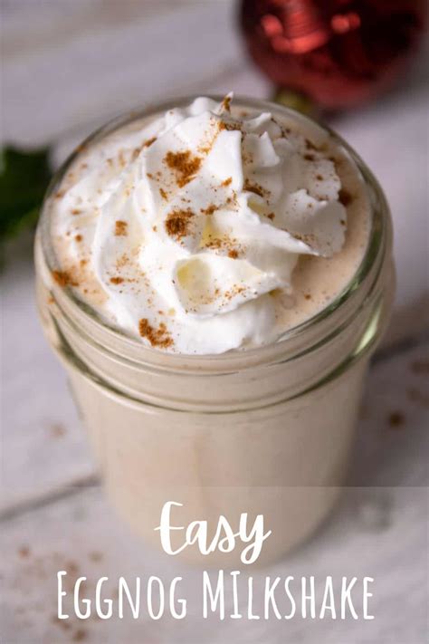 Eggnog Milkshake Simply Scrumptious Eats