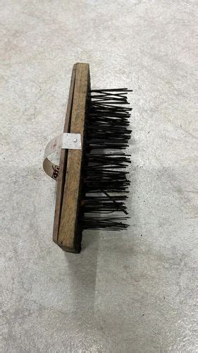 Rectangular Gray Wooden Flat Paint Brushes For Wall Painting Brush